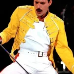 Freddie Mercury Yellow Leather Jacket