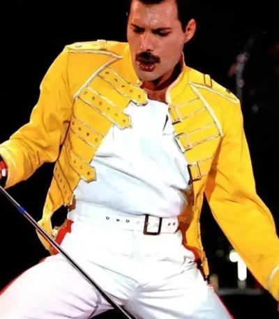 Freddie Mercury Yellow Leather Jacket