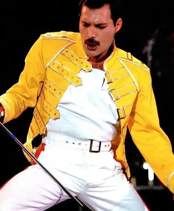Freddie Mercury Yellow Leather Jacket Freddie Mercury Yellow Leather Jacket