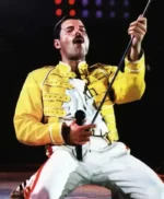 Freddie Mercury Yellow Leather Jacket