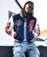 French Opening OFB Yung Varsity Jacket