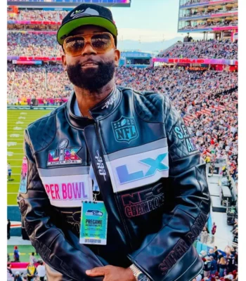 Gee Scott Sr Super Bowl LX Leather Jacket