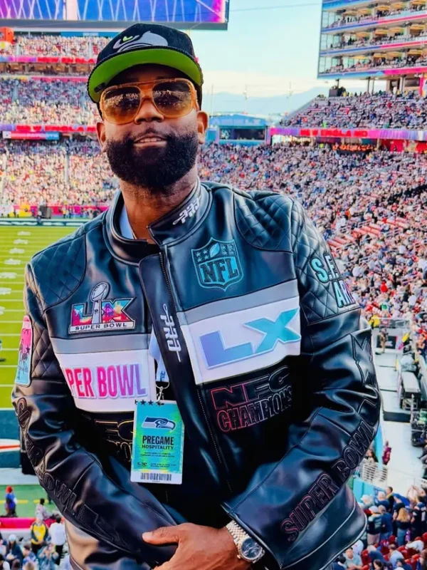 Gee Scott Sr Super Bowl LX Leather Jacket