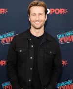 Glen Powell The Running Man Black Denim Jacket
