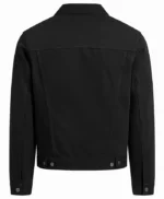 Glen Powell The Running Man Black Denim Jacket