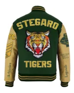 Glover Stegaro Tiger Green Varsity Jacket