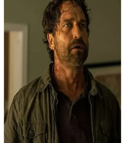 Greenland 2 Migration Gerard Butler Green Jacket