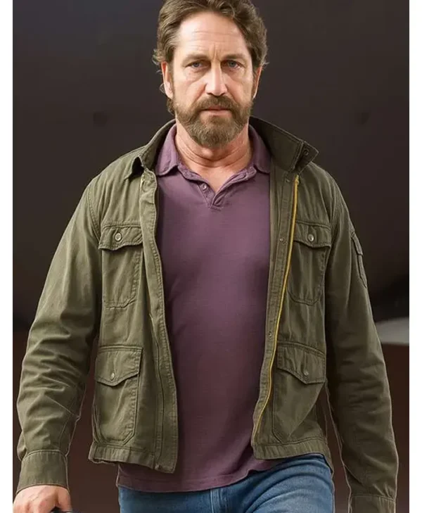 Greenland 2 Migration Gerard Butler Green Jacket