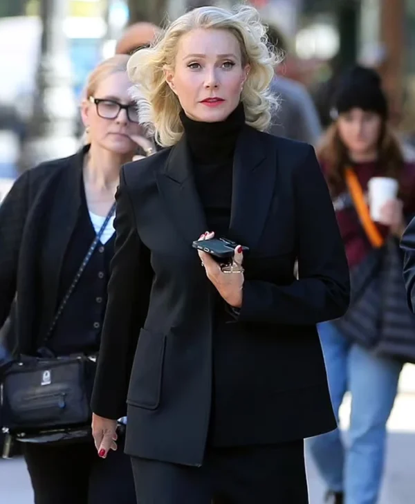Gwyneth Paltrow Marty Supreme Black Blazer Gwyneth Paltrow Marty Supreme Black Blazer