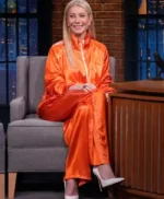 Gwyneth Paltrow Marty Supreme Orange Tracksuit