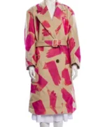 Hacks Deborah Vance Printed Trench Coat