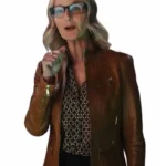Hacks S08 Winnie Landell Brown Leather Jacket