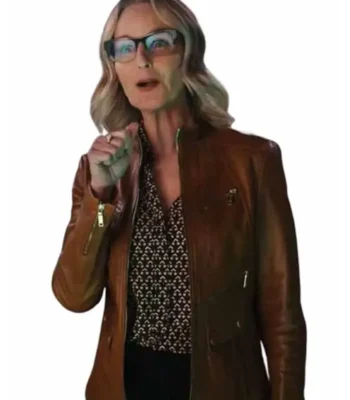 Hacks S08 Winnie Landell Brown Leather Jacket