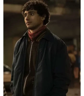 Half Man Bilal Hasna Blue Jacket