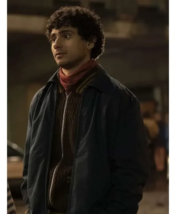Half Man Bilal Hasna Blue Jacket