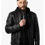Half Man Richard Gadd Black Leather Jacket