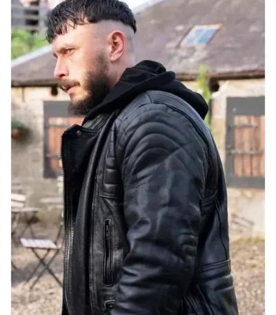 Half Man Richard Gadd Black Leather Jacket