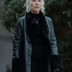 Helen Mirren MobLand S01 Shearling Leather Coat