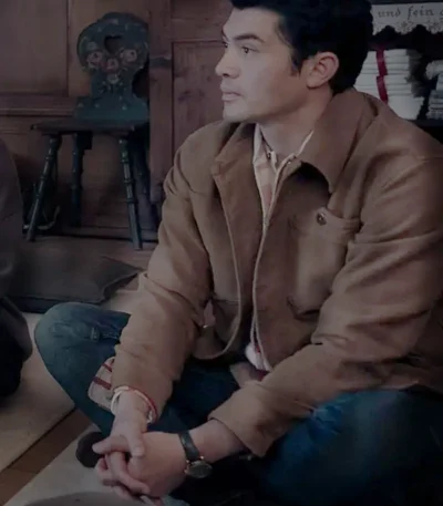 Henry Golding Nine Perfect Strangers S02 Brown Jacket