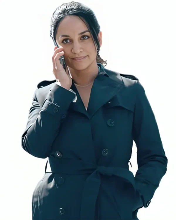 Hijack 2023 Archie Panjabi Coat