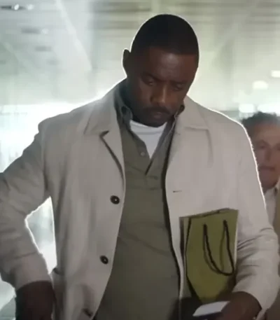 Hijack S01 Idris Elba White Jacket