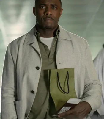 Hijack S01 Idris Elba White Jacket