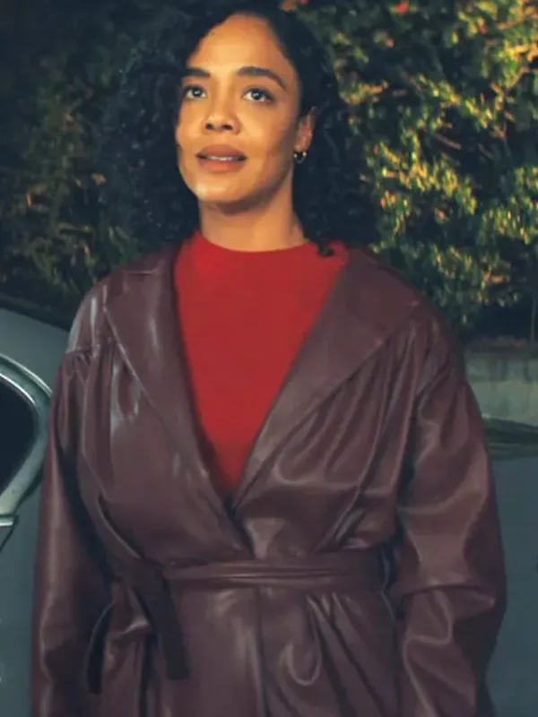 His and Hers Anna Andrews Brown Leather Jacket