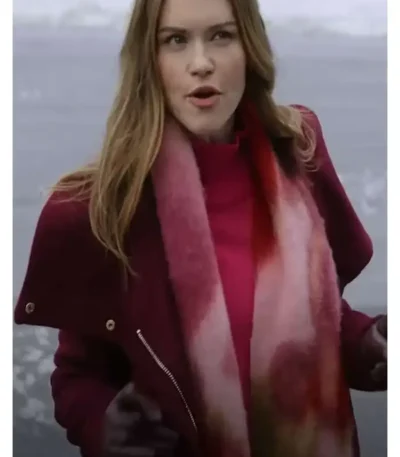 Holiday Touchdown A Bills Love Story Holland Roden Maroon Coat