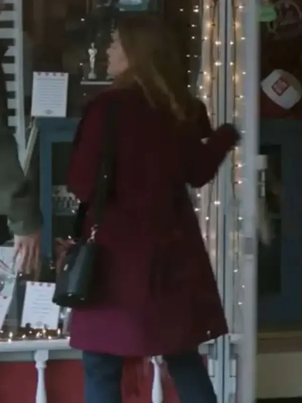 Holiday Touchdown A Bills Love Story Holland Roden Maroon Coat