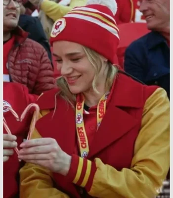 Hunter King Holiday Touchdown a Chiefs Love Story Chiefs Coat