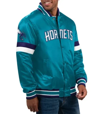 Home Game Charlotte Hornets Teal Jacket
