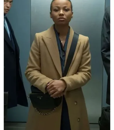 Industry Brown Harper Stern Wool Coat