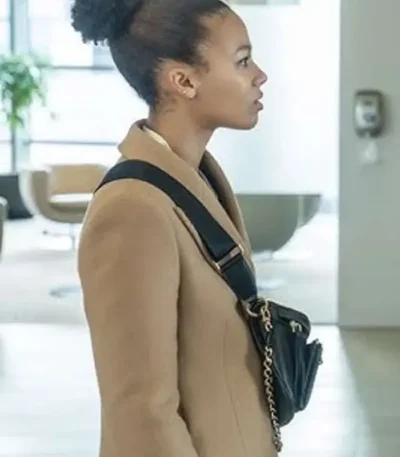 Industry Brown Harper Stern Wool Coat