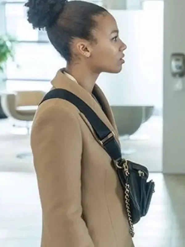 Industry Brown Harper Stern Wool Coat