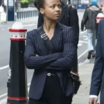 Industry Harper Blue Striped Blazer