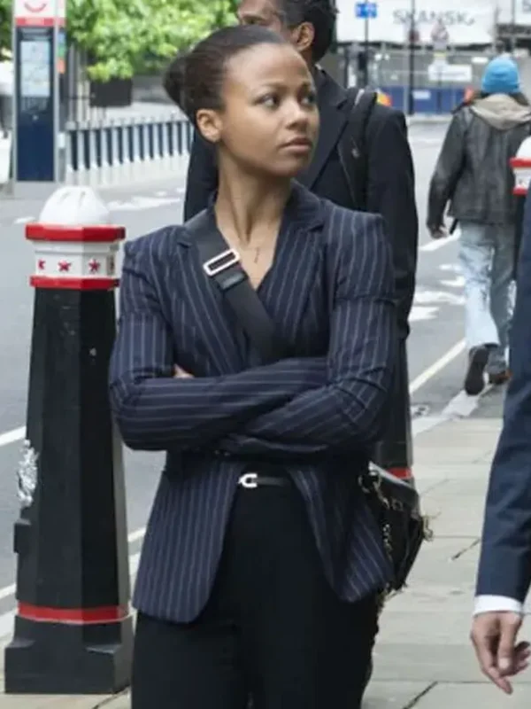 Industry Harper Blue Striped Blazer