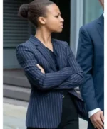 Industry Harper Blue Striped Blazer