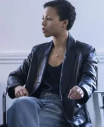 Industry S04 Harper Stern Black Leather Coat