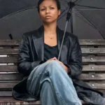 Industry S04 Harper Stern Black Leather Coat