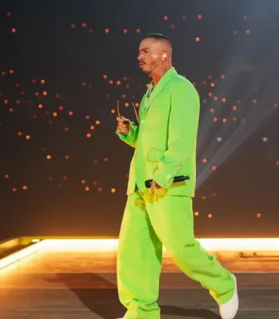 Final Show Paris 2026 J Balvin Green Suit