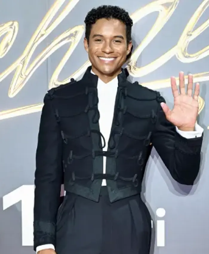 Jaafar Jackson Michael Premiere Black Jacket Jaafar Jackson Michael Premiere Black Jacket