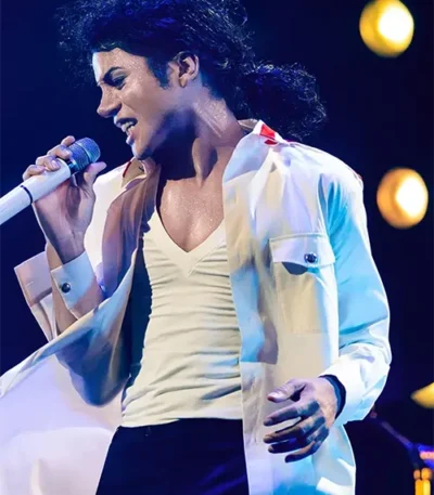 Jaafar Jackson Michael White Jacket