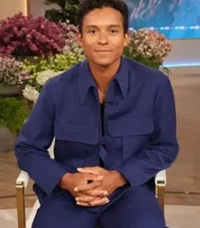 The Jennifer Hudson Show Jaafar Jackson Blue Jacket