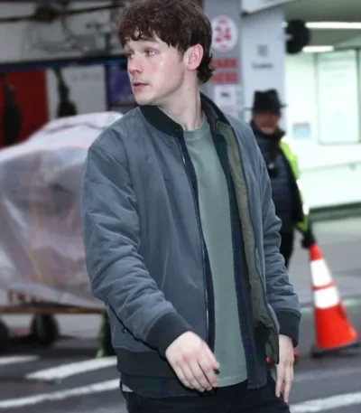 Jack Alcott Dexter Resurrection S01 Grey Bomber Jacket