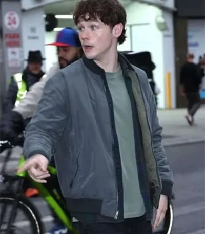 Jack Alcott Dexter Resurrection S01 Grey Bomber Jacket