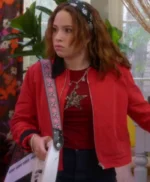 Jade Castillo Electric Bloom S01 Red Jacket