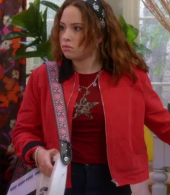 Jade Castillo Electric Bloom S01 Red Jacket