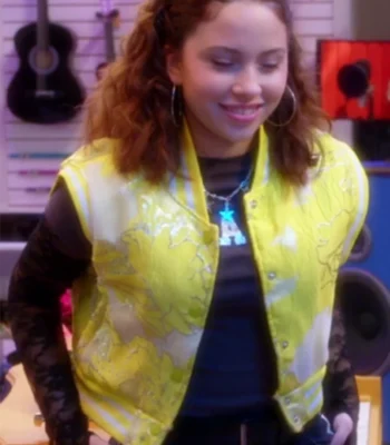 Jade Castillo Electric Bloom S01 Yellow Vest