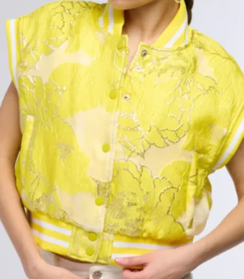 Jade Castillo Electric Bloom S01 Yellow Vest