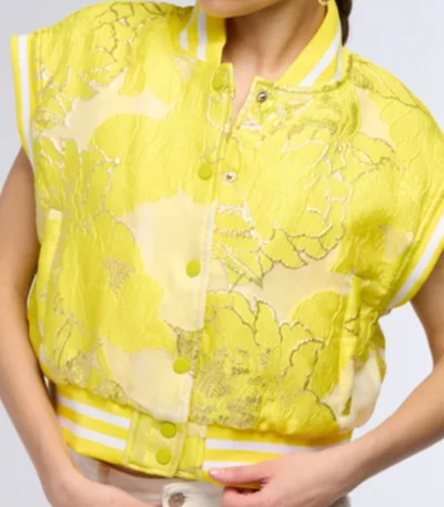 Jade Castillo Electric Bloom S01 Yellow Vest